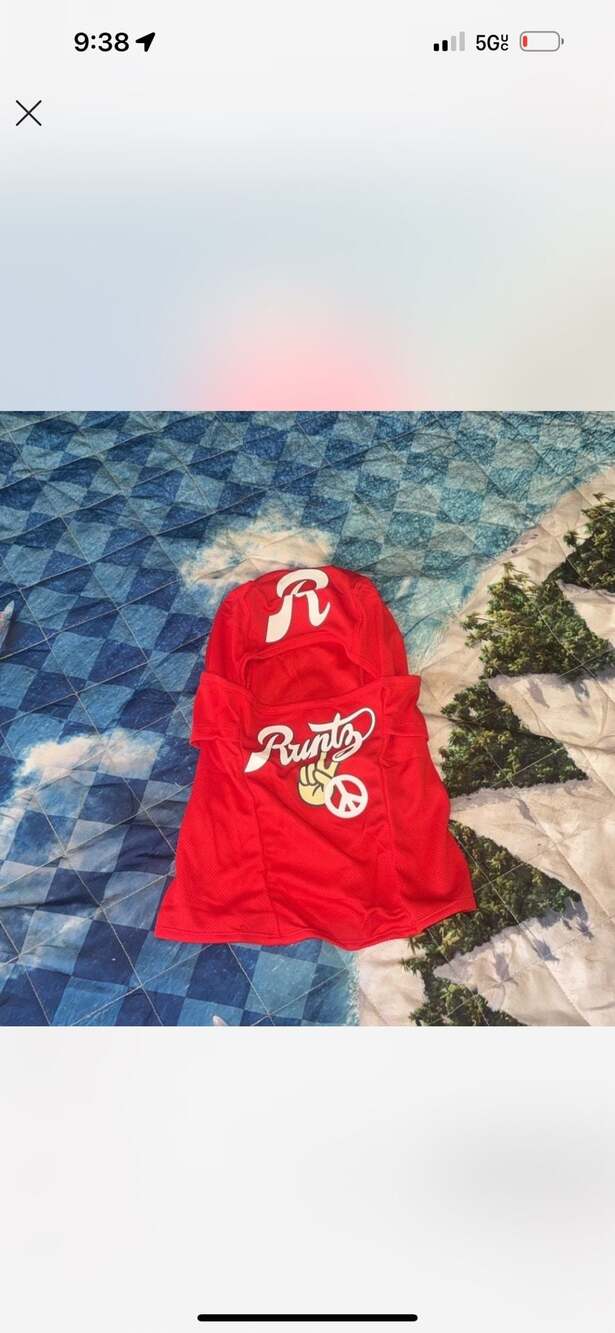 Runtz Red Mesh Balaclava Ski Mask